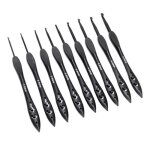 Ensemble de crochets au crochet lot de 9 aiguilles � tricoter circulaires interchangeables pour aiguilles ...