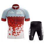 Ensemble de cyclisme pour hommes ? maillot � manches courtes + short avec coussinets int�gr�s(b7)