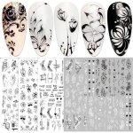 Ensemble dautocollants pour ongles - 10 feuilles - accessoire de mode