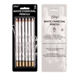 Ensemble de dessin de crayons à charbon blanc crayon à croquis doux et moyen lisse fournitures dart en ... Ensemble de dessin de crayons à charbon blanc crayon à croquis doux et moyen lisse fournitures dart en ...