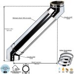 Ensemble dévoiement 2 x coudes 45 ° + 1 x 100 cm conduit double paroi isolé ediliso25 edilinox diamètre ... Ensemble dévoiement 2 x coudes 45 ° + 1 x 100 cm conduit double paroi isolé ediliso25 edilinox diamètre ...
