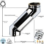 Ensemble dévoiement 2 x coudes 45 ° + 1 x 50 cm conduit double paroi isolé ediliso25 edilinox diamètre ... Ensemble dévoiement 2 x coudes 45 ° + 1 x 50 cm conduit double paroi isolé ediliso25 edilinox diamètre ...