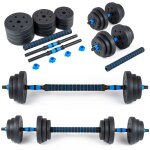 Thunder haltres rglables 20?kg ensemble d?entranement revtement bitumineux compact & polyvalent