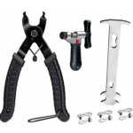 Ensemble doutils de chane de vlo - jormftte - drive chane - vrificateur dusure - attaches rapides ...
