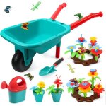Ensemble doutils de jardinage pour enfants cute stone avec brouette et arrosoir