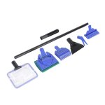 Ensemble doutils de nettoyage 5 en 1 pour aquarium brosse r�teau � gravier filet fourchette �ponge