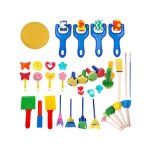 Ensemble doutils de peinture pour enfants 30 pcs outils de peinture artisanale peinture enfant 3 ansaccessoire ...