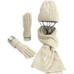 Ensemble charpe bonnet et gants pour femme ensemble chaud dhiver bonnet tricot bonnet de neige