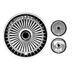 Ensemble de enjoliveurs style cyclone style Étoile style lame 14 pouces Ensemble de enjoliveurs style cyclone style Étoile style lame 14 pouces