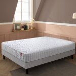 Ensemble epeda matelas ferme ressorts + sommier tapissier + pieds - distinct 3 - 140x190 - blanc - garantie ... Ensemble epeda matelas ferme ressorts + sommier tapissier + pieds - distinct 3 - 140x190 - blanc - garantie ...