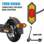 Ensemble feux arri�re stop scooter xiaomi m365 plastique 8pi�ces aliment� contr�leur lumineux visibilit� ...