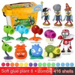 Ensemble de figurines daction plants vs zombies jouet cadeau pour garons et filles jeu de fan fte danniversa ...