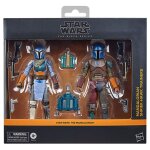 Ensemble figurine hasbro star wars the mandalorian & shriek - hawk trainers
