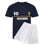 Ensemble foot enfant ? style madrid ? tee - shirt bleu & short blanc - - bleu Ensemble foot enfant ? style madrid ? tee - shirt bleu & short blanc - - bleu