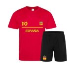 Ensemble foot espagne ? tee - shirt et short enfant - - rouge Ensemble foot espagne ? tee - shirt et short enfant - - rouge