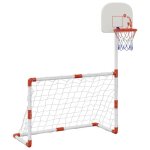 Ensemble de football et de basket - ball avec ballons vidaxl