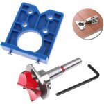 Ensembles de forets de gabarit de charnire de 35 mm guide de foret de charnire dissimul outils de ...