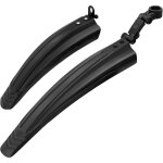 Ensemble de garde - boue pour v�lo portable et r�glable pour pneus de v�lo de route et de vtt avant et ...