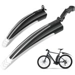 Ensemble de garde - boue pour v�lo portable et r�glable pour v�los de route et vtt avec protections avant ...