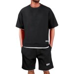 Ensemble homme �t� t - shirts � manches courtes et shorts 2 pi�ces survetement d�contract� plage sport ...