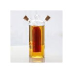 Ensemble huilier et vinaigre 2 en 1 avec bec verseur anti - goutte �l�gant flacon distributeur en verre ...