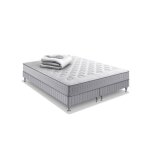 Ensemble initial couchage 180x200 - simmons - sommier duo 2x90x200 ressorts ensach�s ferme h23 + couette ...