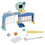 Ensemble de jeux sportives 5 en 1 pour enfants aiyaplay multi - activits but de football intgr tableau ...