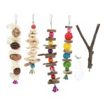 Ensemble de jouets à mâcher naturels pour perroquets jouets suspendus pour oiseaux conures et inséparables ... Ensemble de jouets à mâcher naturels pour perroquets jouets suspendus pour oiseaux conures et inséparables ...