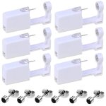 Un ensemble de kit pour oreilles perc�es avec boucles doreilles en acier chirurgical 4 mm 6 pi�ces pour ...