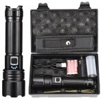 Ensemble de lampes de poche rechargeables ensemble de lampes de poche zoom haute intensit� pour lext�rieur ...
