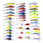 Ensemble de leurres de p�che durs 43 pi�ces crankbait minnow kit daccessoires