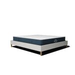 Pack sommier blanc � latte et matelas hybride 140x190 �pais 26cm - l�a & jade - morphea