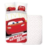 Parure de lit enfant - cars ready - 100x135 cm - 40x60 cm - 100% coton