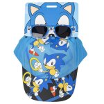 Ensemble lunettes de soleil et casquette sonic the hedgehog anneaux