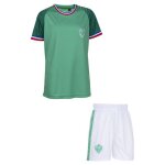 Ensemble maillot short - as saint etienne - enfant garçon - polyester - vert - manches courtes Ensemble maillot short - as saint etienne - enfant garçon - polyester - vert - manches courtes
