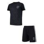 Ensemble maillot short - paris saint - germain - noir - manches courtes - officiel - garçon Ensemble maillot short - paris saint - germain - noir - manches courtes - officiel - garçon
