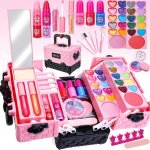 Ensemble de maquillage lavable pour enfants avec coffret test de scurit anniversaire cadeau de nol ...