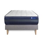 Ensemble matelas actimemo tech 120x190 mmoire de forme maxi paisseur 5zones de confort + sommier k ...