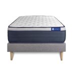 Ensemble matelas mmoire de forme actimemo max 120x190 cm maxi paisseur 7zones de confort + sommier