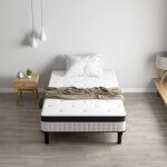 Ensemble matelas + sommier 90 x 190cmstanew épaisseur 18cmmatelas à ressorts ensachés et robuste cadre ... Ensemble matelas + sommier 90 x 190cmstanew épaisseur 18cmmatelas à ressorts ensachés et robuste cadre ...