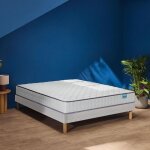 Ensemble merinos matelas ressorts ensach�s well bed sommier twist et pieds 90x190