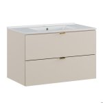 Ensemble de meubles dalia cachemire 80 cm avec vasque � encastrer lava