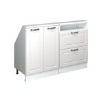 Ensembles de meuble de rangement sous pente rion lot de 2 blanc campagne / blanc blanc vicco