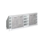 Ensembles de meuble de rangement sous pente rion lot de 5 b�ton vicco 56055