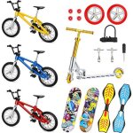 Ensemble de mini jouets pour les doigts tech deck scooter avec chaussures skateboards à doigts mini vélos ... Ensemble de mini jouets pour les doigts tech deck scooter avec chaussures skateboards à doigts mini vélos ...