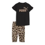 Ensemble noir / marron � imprim�s fille puma 680327