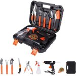 Ensemble doutils de jardinage outils de jardinage kit de jardinage avec étui de transport sécateur de ... Ensemble doutils de jardinage outils de jardinage kit de jardinage avec étui de transport sécateur de ...
