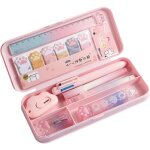Ensemble de papeterie 9 pièces avec stylos taille - crayon surligneur gomme ruban correcteur règle et ... Ensemble de papeterie 9 pièces avec stylos taille - crayon surligneur gomme ruban correcteur règle et ...