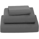 Ensemble de parure de draps - générique - 4 pièces - 100% coton - lit 2 personnes - uni Ensemble de parure de draps - générique - 4 pièces - 100% coton - lit 2 personnes - uni