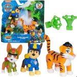 Ensemble patpatrouille jungle pups figurines chase tracker + accessoires
